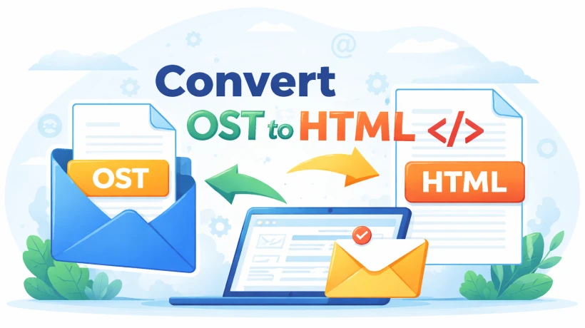 Convert OST to HTML Format for Easy Email Access